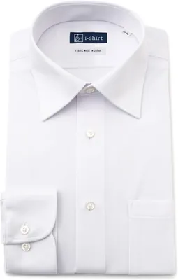 i-Shirt 男性用 ノンアイロン  Dress シャツ ストレッチ 超速乾 レギュラー フィット 長袖