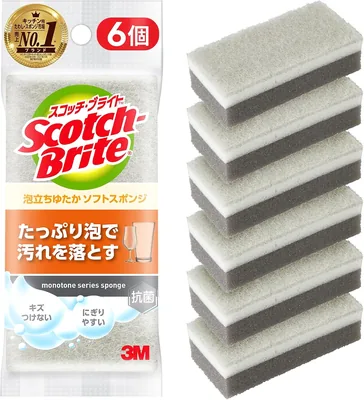 スクラッチレジスタンス 洗いやすい フォーミングリッチソフトスポンジ