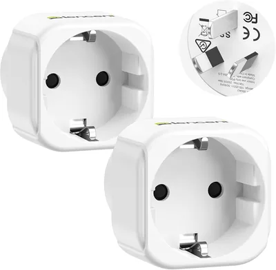LENCENT 2 Pack Europe to AU Plug Adapter Best Deal