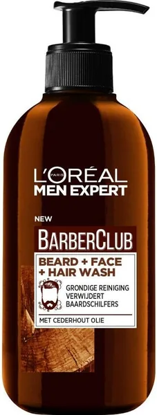 L'Oréal Paris Mannen Expert L'Oréal BarberClub Baard + Gezicht + Haarwas - 200 ml Best Deal