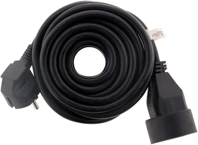 Zenitech - Extension 16A HO5VV-F 3G1.5mm² - Noir 5 m - 7% de réduction