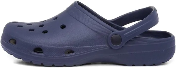 Shoe Zone Adults Black Slip On EVA Clog Sandal