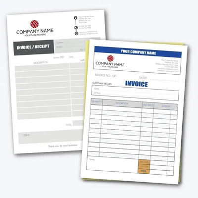 Personalised A5 Duplicate Invoice Book - 50 Sets