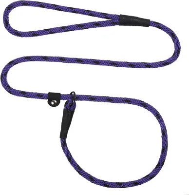 Mendota Small Slip Lead 3/8 inch x 6 ft - Black Ice - Purple Best Deal