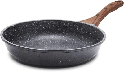 SENSARTE 28cm Nonstick Frying Pan Skillet, Swiss Granite Coating Omelette Pan, Healthy Stone Cookwar