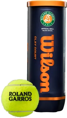 Bola de Tênis Wilson Roland Garros para Saibro - Pacote com 3 unidades | Best Deal