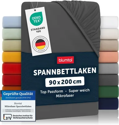 Blumtal Fitted Bettlaken aus Mikrofaser