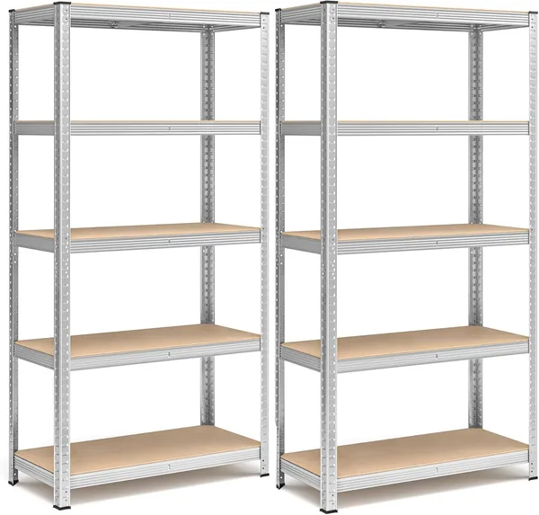 SONGMICS Storage Shelves Set of 2