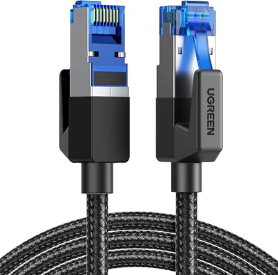 UGREEN Cat 8 Ethernet Cable Ethernet Kabel Network Cable RJ45 Cable 40Gbps 2000MHz (3M)