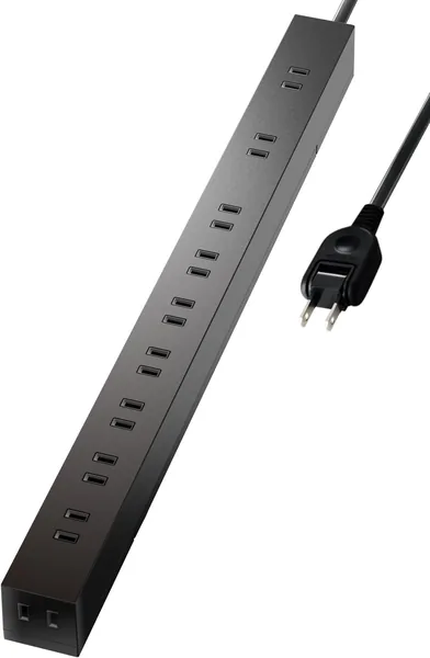 Elecom ECT-0102BK Power Strip