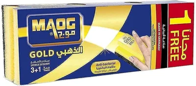 منظف ذهب ماج مع مقشر، 4 قطع - تخفيض 40% (كان سعره 8.39 ريال سعودي)