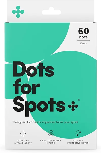 Dots for Spots Patches - Pack of 60 Translucent Hydrocolloid Spot Patch