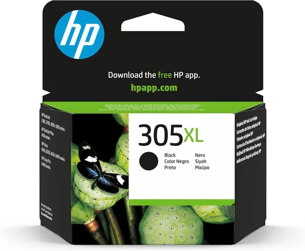 HP 3YM62AE 305XL High Yield Original Ink Cartridge Black Pack of 1