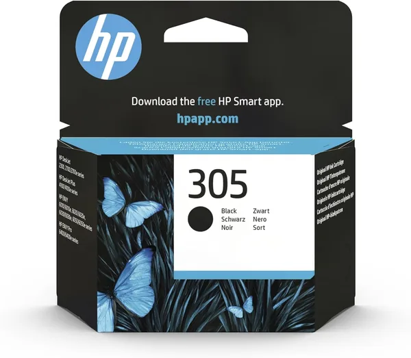 HP 305 Black 120 Page Cartridge Original for HP DeskJet 2700 4100 HP Envy 6020 6030 6420 6430 Series Printers