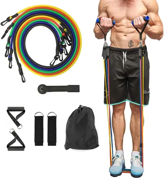 11 Peas El stico Extensor Exercicio Funcional At 100 libras Kit