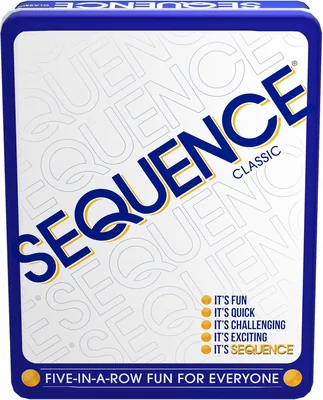 Jax Sequence in a Tin - 5-in-a-Row Game, White - Save 8%