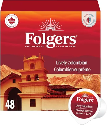 Folgers Lively Colombian Coffee Pods Best Deal