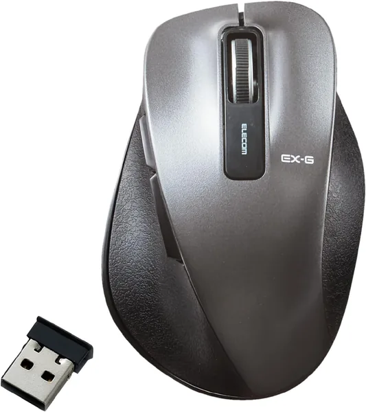Elecom M-XGM10DBBK/EC Wireless Mouse