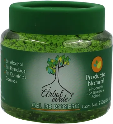 Árbol Verde - Gel Fijador para Cabello con Romero y Sábila, 250 g (Paquete de 1) - 38% Off