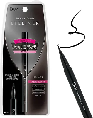 D-UP Silky Liquid Eyeliner BK Jet Black 4.4/5 Stars