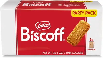 Biscuit Biscoff Lotus Biscoff | Galletas Caramelizadas Originales Veganas | 6x125g | 750 gr con 12% de descuento