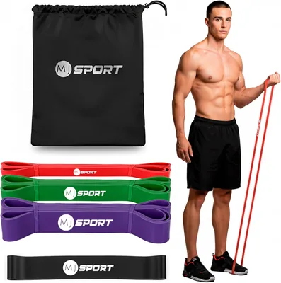 MIST JEWEL Bandas de Resistencia 3 Pack - Liga Elástica para Pull ups y Ejercicios en Casa | Ahorra un 43% en Amazon