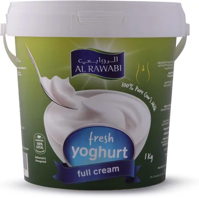 Al Rawabi Fresh Full Cream Yoghurt 1 kg