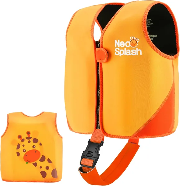 Boys Girls Swimming Vest with Adjustable Safety Straps Ages 1-3 or 3-6