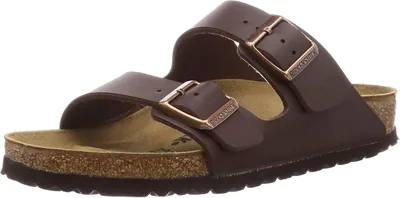 Birkenstock Arizona Birko-Flor Sandals, Dark Brown EU 39