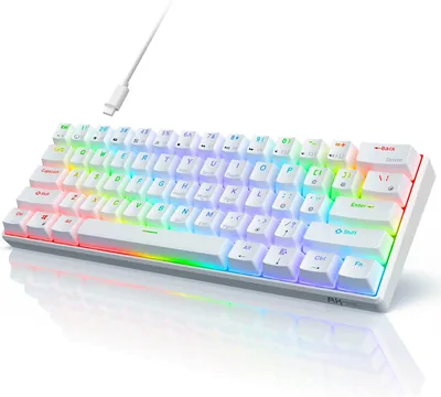 RK ROYAL KLUDGE RK61 Mechanical Keyboard - 61 Key RGB