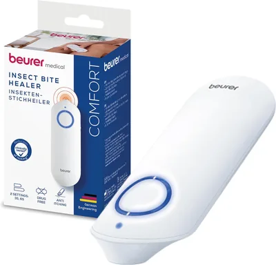 Beurer BiteX Original Insektsbitar BR 60, Moskito Stäng Thermal Pen för Att Behandla Insektsstängd och Bitare, Elektrisk Knit Produkt