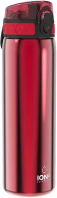 ION8 Lichte Stalen Kinderen Waterfles 400ml/13oz, Geen Isolatie, Lekdicht, Makkelijk Openbaar, Veilig Vergrendeld, Afwasmachine
