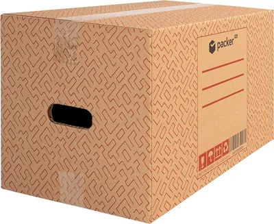 Boîtes de déménagement PRO packer 20 x Carton robuste 430x300x250mm avec poignées - Meilleures Offres
