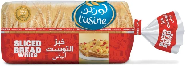 Lusine Family Loaf Slice White Bread 600g