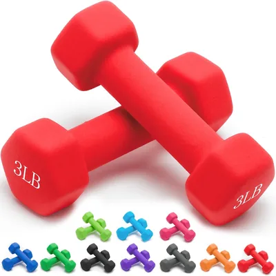 Portzon 10 Color Options Neoprene Dumbbells - Best Deal