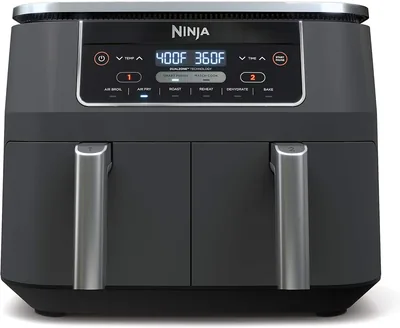 NINJA Freidora de Aire Foodi 8 QT, 6 en 1, DualZone con 2 Cestas Independientes - 40% Descuento