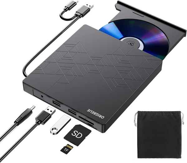ORIGBELIE External DVD Drive