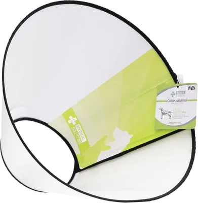 Collar Isabelino Ajustable para Perros y Gatos Fancy Pets MS - Protección Postoperatoria, 21% Descuento