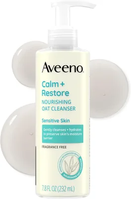 Aveeno Calm & Restore Cleanser, 7.8 fl oz