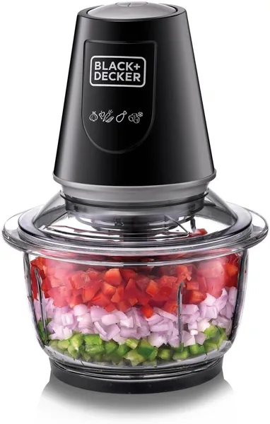 BLACK+DECKER Multi-Function Glass Chopper & Mincer