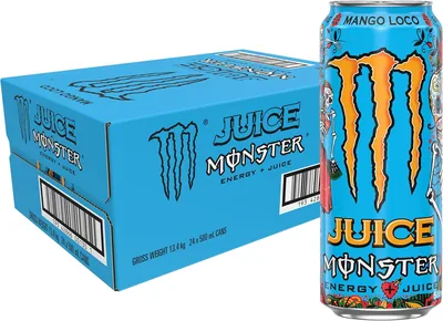 Monster Juice Mango Loco Energy 24 x 500ml Best Deal