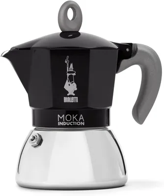 Bialetti Moka Induction Coffee Maker 4 Cups Black 54% Off