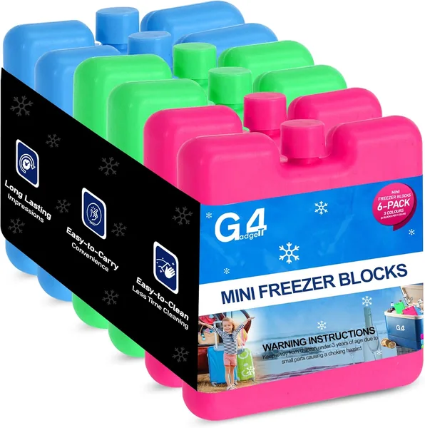 Freezer Blocks Ice Brick Pack Block Blocks Freezer Cooler Bag Box Travel Picnic