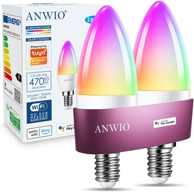 ANWIO Alexa Smart LED Candle Bulb - Best Deal