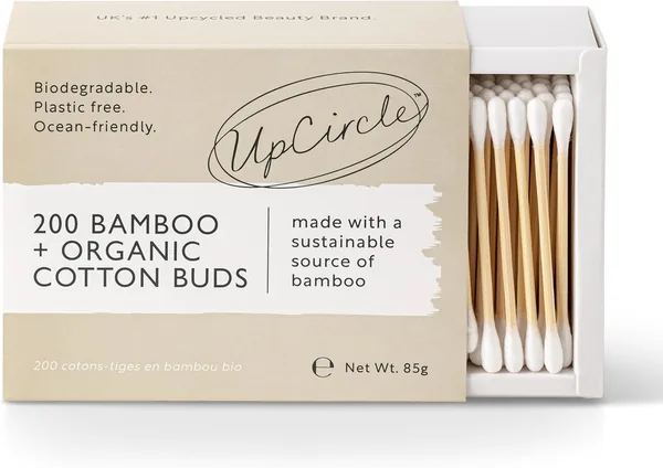 UpCircle Bamboo Cotton Buds 200 PCS