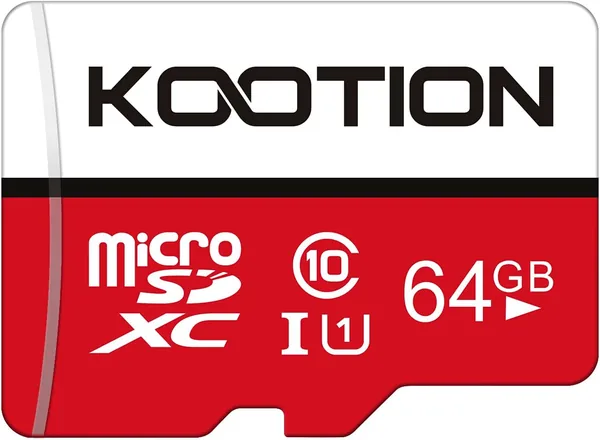 KOOTION 64GB Micro SD Card UHD Video for GoPro and More