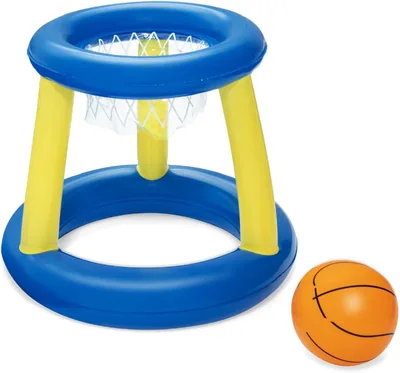 Bestway 52418 Splash N Hoop Inflatable Basketball Bad, Flöjande Poolspel, Orange - Best Deal