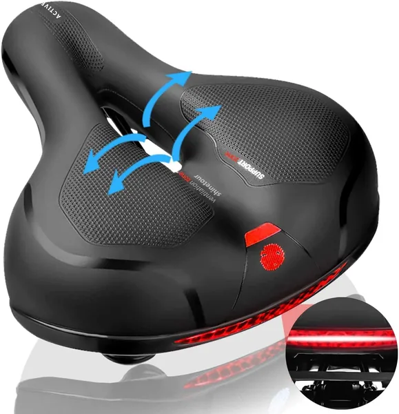 Assento de Bicicleta Confortável com Amortecimento e Almofada Macia - Best Deal