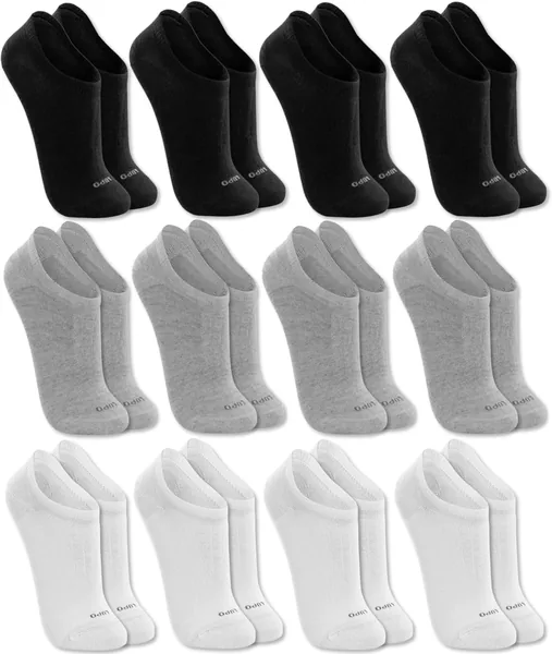 Kit 12 Pares Meia Lupo Sapatilha Soquete Invis vel Original Unissex