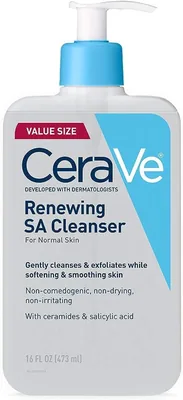CeraVe SA Cleanser | Powerful BHA Exfoliant for Face